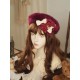 Hoshibako Works Bow Plush Beret(Pre-Made/8 Colours)